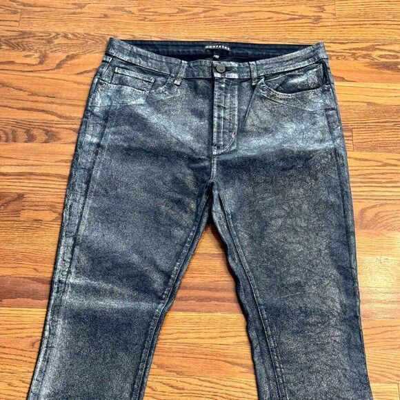 Monfrere Grant Skinny Grayson ATO Silver Metallic finish Pants. Size 38 - Picture 2 of 9